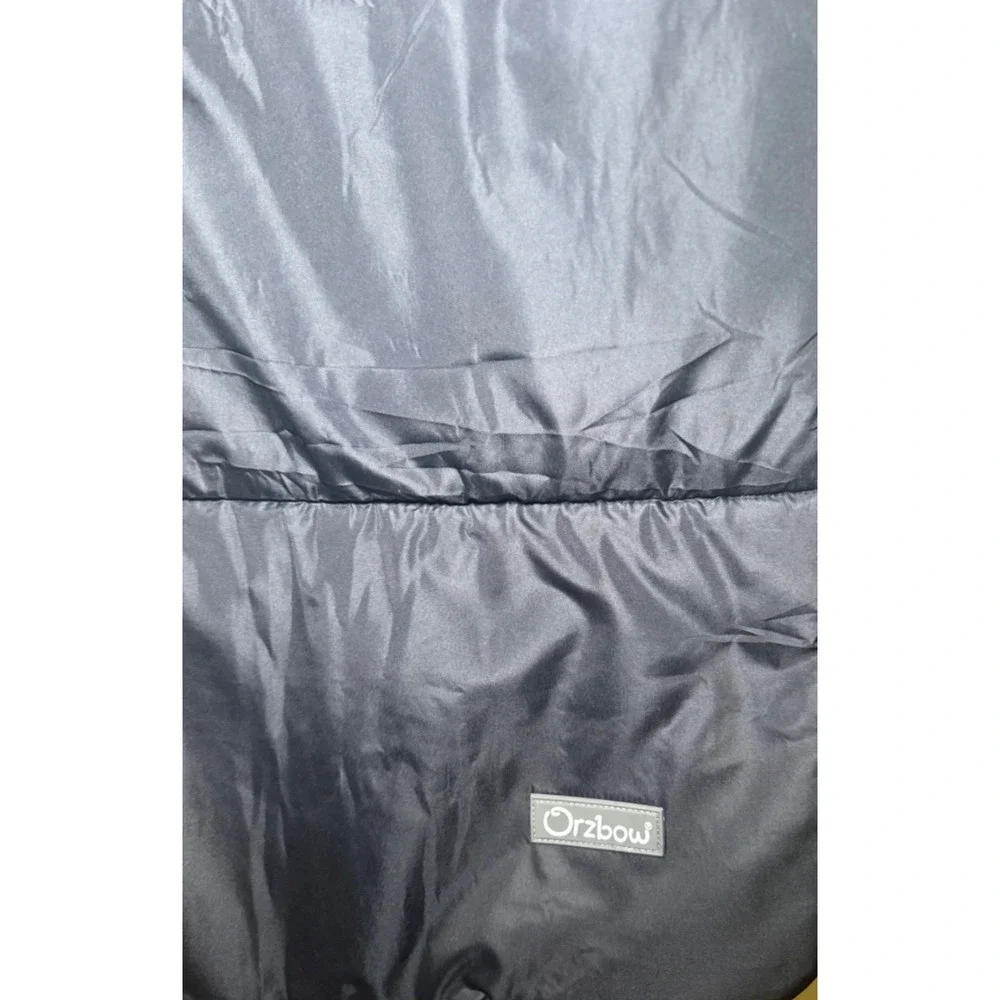 Orzbow Fleece Footmuff Gray Winter Full Zip for Infant Toddler Strollers